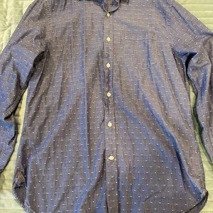 Men’s Dockers Denim Button Up Shirt Size Medium